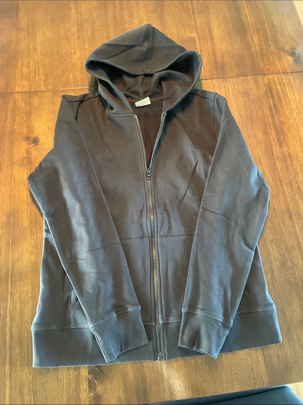 Pact Men’s Black Full-Zip Hoodie Sweatshirt with Pockets NWOT
